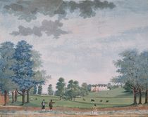 The Great House and Park at Chawton von Adam Callander