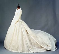 Wedding dress of Katharine Worsley by English School