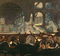 The ballet scene from Meyerbeer's opera 'Robert le Diable' by Edgar Degas