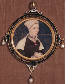 Miniature portrait of Jane Small von Hans Holbein the Younger