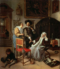Physician's Visit, c.1663-65 von Jan Havicksz Steen
