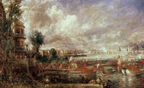 The Opening of Waterloo Bridge by John Constable