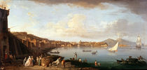 Bay of Naples from the North von Claude Joseph Vernet