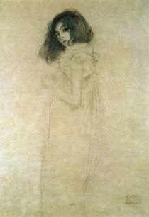 Portrait of a young woman, 1896-97 von Gustav Klimt