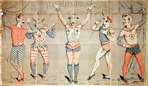 Five Celebrated Clowns Attached to Sands by Joseph Morse