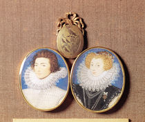 John Croker and his wife Frances von Nicholas Hilliard