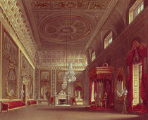 The Saloon, Buckingham Palace from Pyne's 'Royal Residences' by William Henry Pyne