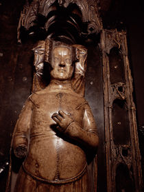 Effigy of Philippa of Hainault by Jean de Liege
