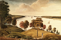 View of the Hudson River from Fort Knyphansen by Thomas Davies