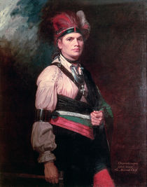 Joseph Brant, Chief of the Mohawks von George Romney