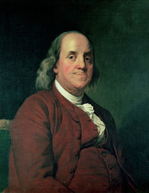Benjamin Franklin, 1782 von Joseph Wright of Derby