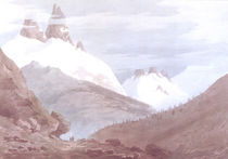 Chamonix and Martigny von John Robert Cozens