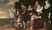 Family Group in a Landscape von Frans Hals