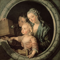 The Camera Obscura, 1764 von Charles-Amedee-Philippe van Loo