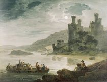 Conway Castle, 1794 by Julius Caesar Ibbetson