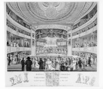 The Royal Cobourg Theatre, Surry, 1818 von English School