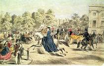 Riding in Rotten Row, Hyde Park by John Ritchie