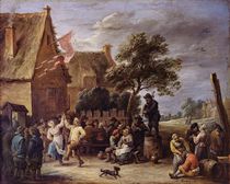 A Village Merrymaking von David the Younger Teniers