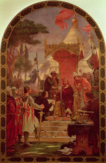 King John Granting the Magna Carta in 1215 by Ernest Normand