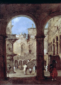 Architectural Capriccio, c.1770 von Francesco Guardi