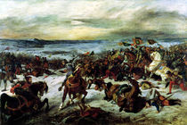The Death of Charles the Bold at the Battle of Nancy von Ferdinand Victor Eugene Delacroix