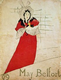 May Belfort, France, 1895 von Henri de Toulouse-Lautrec