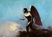 The Winged Man or, Fallen Angel von Odilon Redon