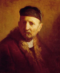 Study of a Man's Head von Rembrandt Harmenszoon van Rijn