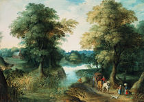 River Landscape by Jan Brueghel the Elder