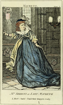 Sarah Siddons as Lady Macbeth von English School