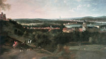 View across Greenwich Park towards London by Jean Rigaud