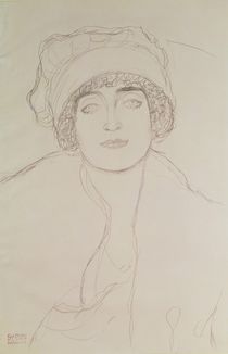 Portrait of a Young Woman von Gustav Klimt