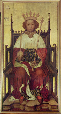 Portrait of Richard II 'The Westminster Portrait' von English School