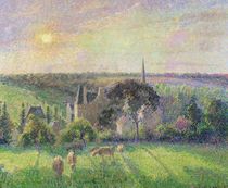 The Church and Farm of Eragny von Camille Pissarro