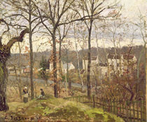 Winter Landscape at Louveciennes von Camille Pissarro