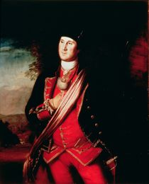 Portrait of George Washington 1772 by Charles Willson Peale