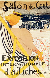 Poster advertising the 'Exposition Internationale d'Affiches' by Henri de Toulouse-Lautrec