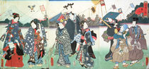 New Year's festival, by Utagawa Kunisada