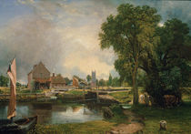 Dedham Lock and Mill, 1820 by John Constable