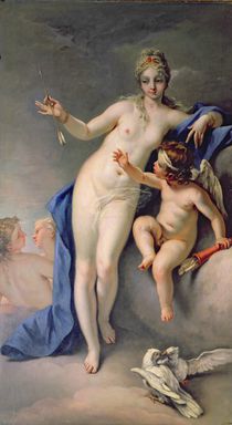 Venus and Cupid von Marco & Sebastiano Ricci