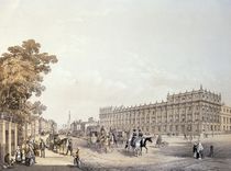 The Treasury, Whitehall, pub. by Lloyd Bros. & Co. 1852 by Edmund Walker