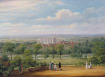 Eton College from the terrace of Windsor Castle by Richard Bankes Harraden