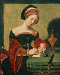 Portrait of a Lady as the Magdalen von Master of the Female Half Lengths