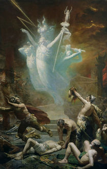 The Taking of the Temple at Delphi by the Gauls von Alphonse Cornet