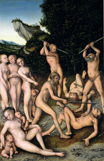 The SIlver Age or The Effects of Jealousy by Lucas, the Elder Cranach