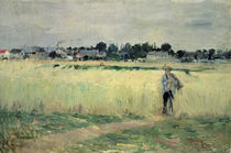 In the Wheatfield at Gennevilliers von Berthe Morisot