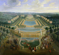 General view of the Chateau and the Pavilions at Marly by Pierre-Denis Martin