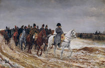 Napoleon on Campaign in 1814 von Jean-Louis Ernest Meissonier