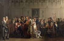 Reunion of Artists in the Studio of Isabey von Louis Leopold Boilly