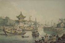 Barges of Lord Macartney's Embassy to China von William Alexander